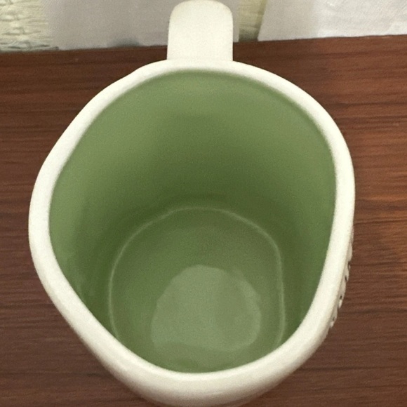 RAE DUNN Disney "PRINCESS AND THE FROG" Double Sided Mug GREEN Interior Used - Picture 5 of 6